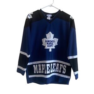 Mighty Mac Toronto Maple Leaf Jersey Kids Large Logo Sportswear Retro FLAWS